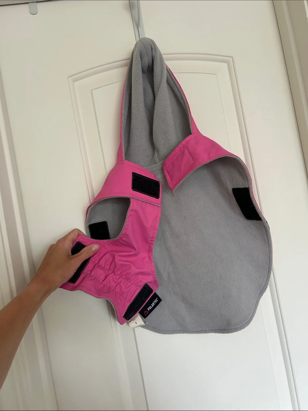 Fleece Lined Hooded Raincoat for Dogs